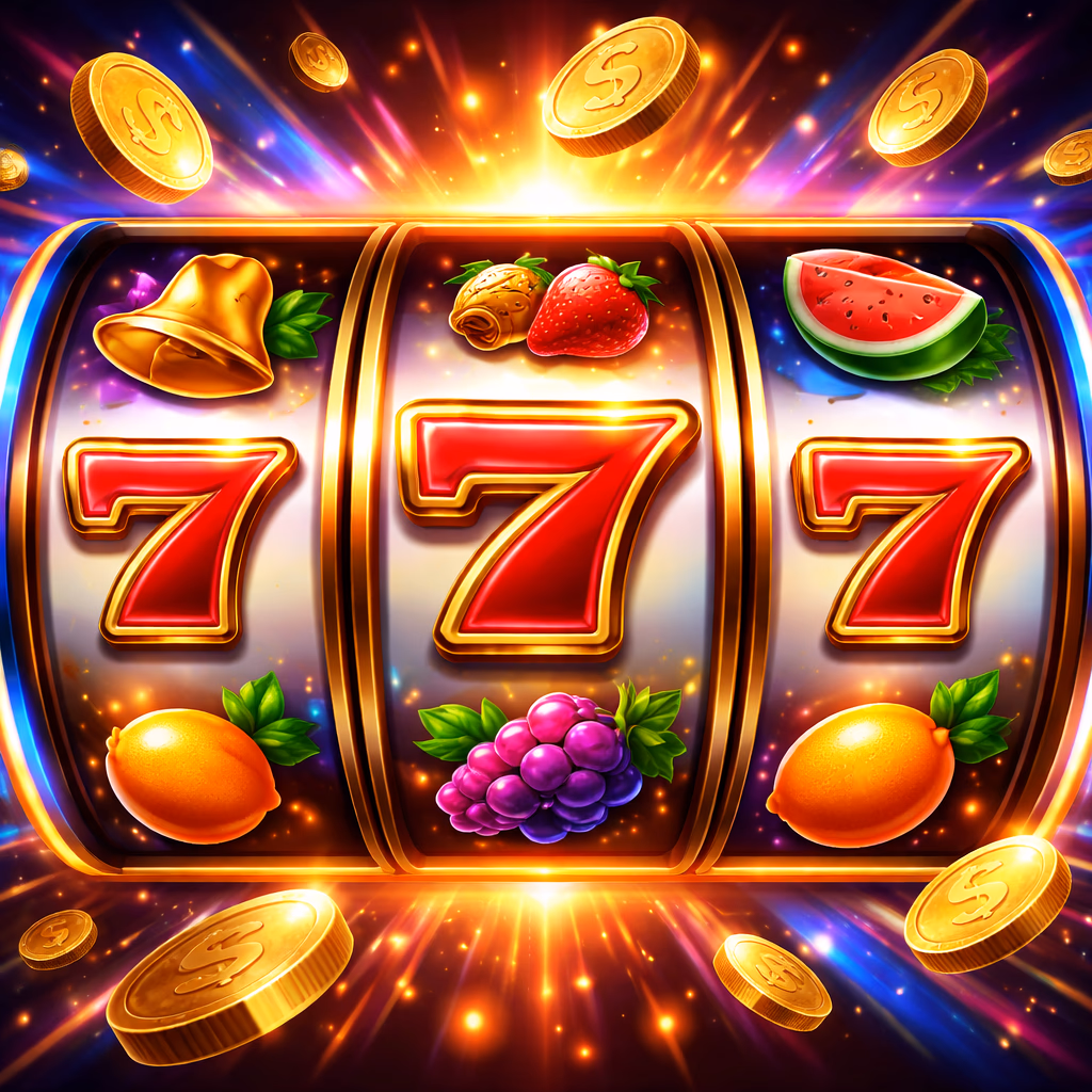 Cheerful player engaging with live virtual slot games featuring shining 777 icons at 87BD in Bangladesh